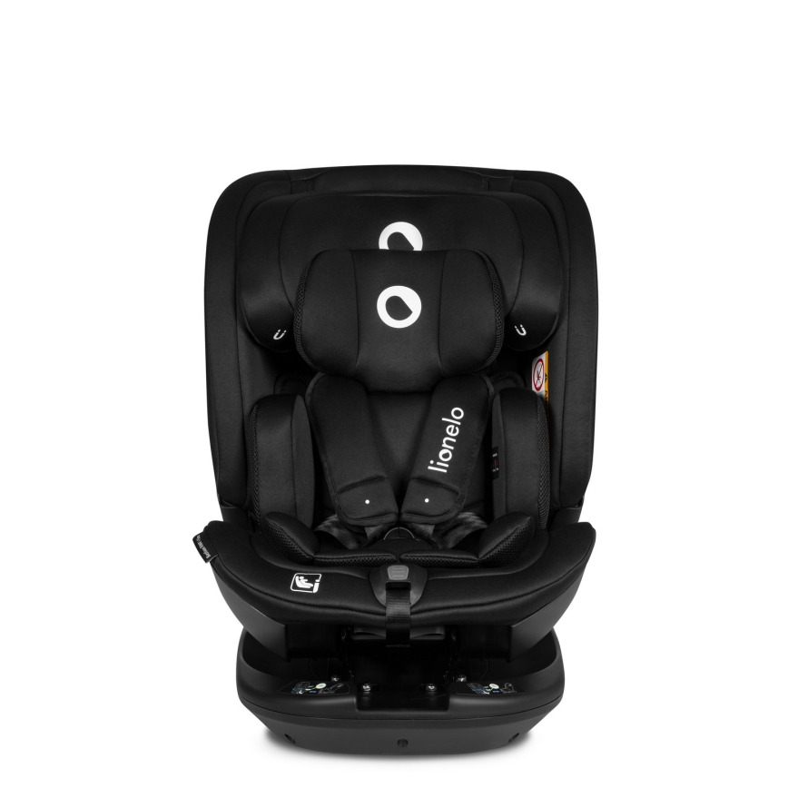 Lionelo - Otroški avtosedež z vrtljivo bazo BASTIAAN i-Size 40-150 cm, črn karbonski