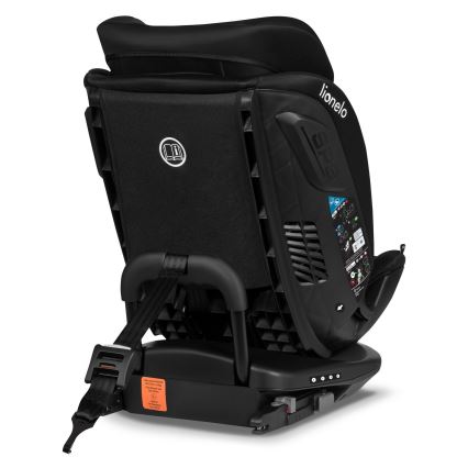 Lionelo - Otroški avtosedež z vrtljivo bazo BASTIAAN i-Size 40-150 cm, črn karbonski