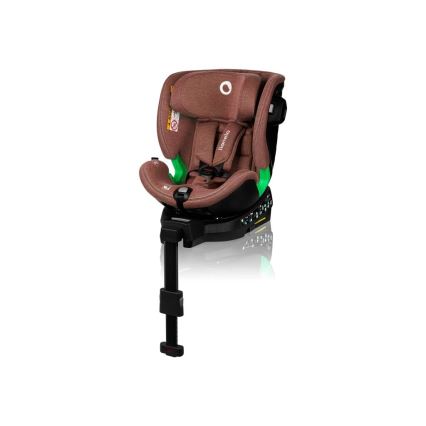 Lionelo - Otroški avtosedež z vrtljivo bazo HARMONY i-Size 40-150 cm v barvi opeke