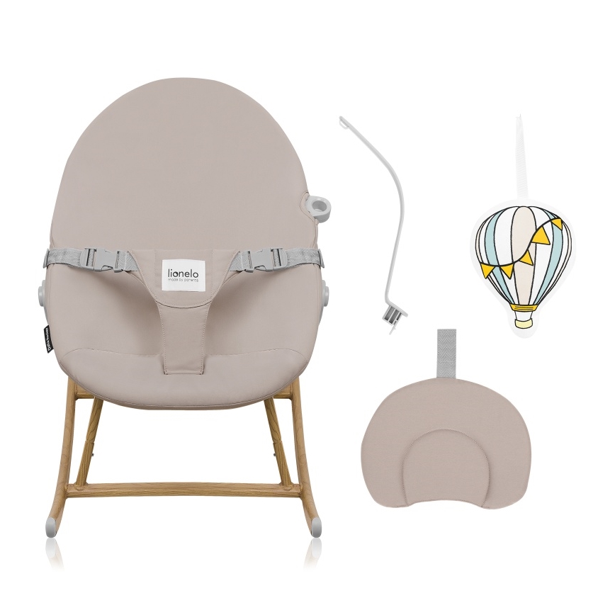 Lionelo - Otroški gugalnik DALIA ROCKER Beige Sand