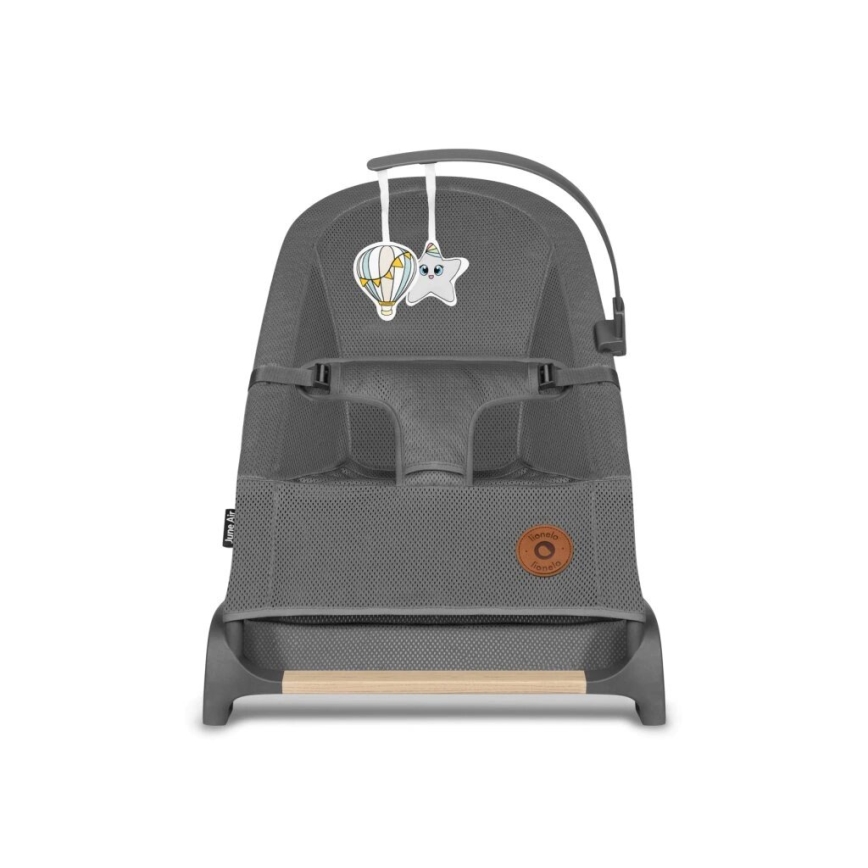 Lionelo - Otroški gugalnik JUNE, siv