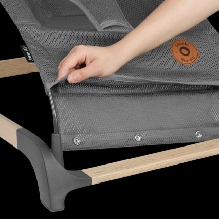 Lionelo - Otroški gugalnik JUNE, siv