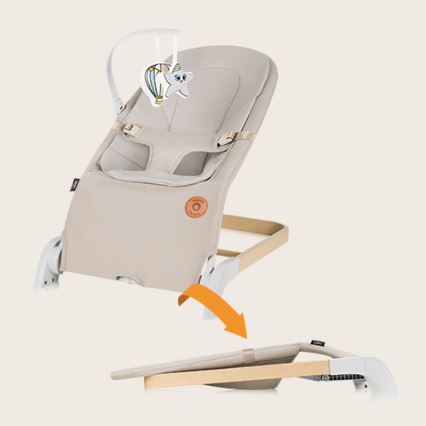 Lionelo - Otroški gugalnik LILAC bež