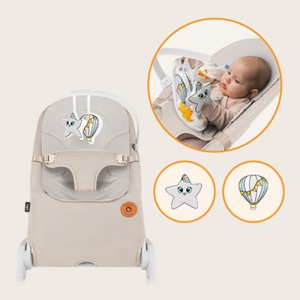 Lionelo - Otroški gugalnik LILAC bež