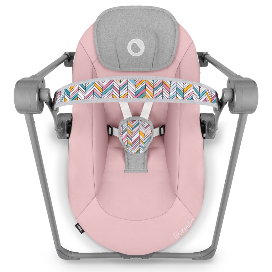 Lionelo - Otroški gugalnik OTTO 4xLR14 Pink Baby