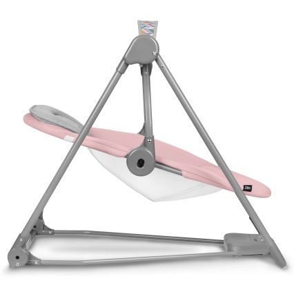 Lionelo - Otroški gugalnik OTTO 4xLR14 Pink Baby