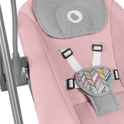 Lionelo - Otroški gugalnik OTTO 4xLR14 Pink Baby