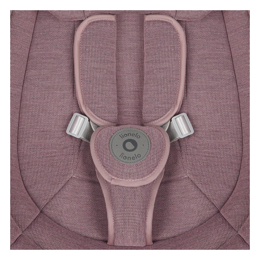 Lionelo - Otroški gugalnik z melodijo BLOSSOM Pink Mauve + z daljinskim upravljalnikom