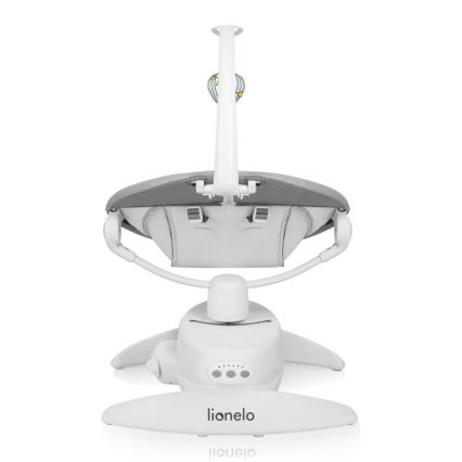 Lionelo - Otroški gugalnik z melodijo IRIS, betonsko siva