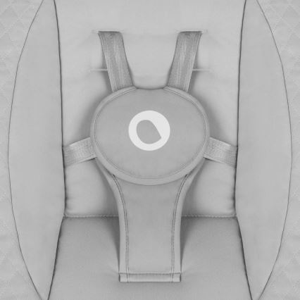 Lionelo - Otroški gugalnik z melodijo IRIS, betonsko siva