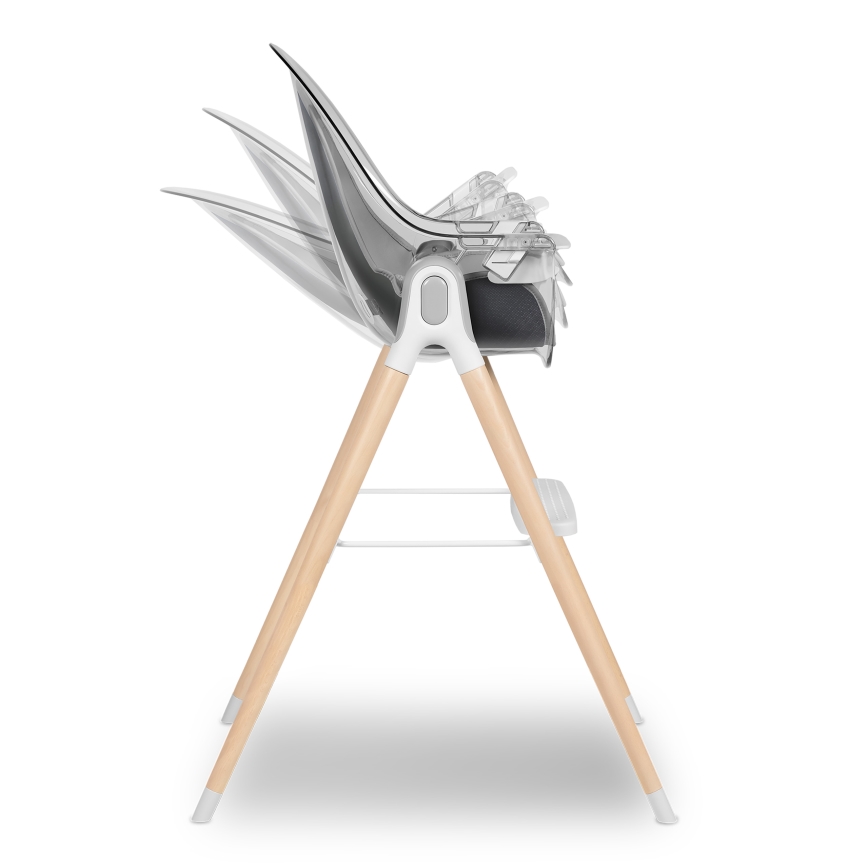 Lionelo - Otroški jedilni stol 2 v 1 MONA Stone