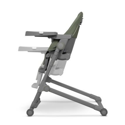 Lionelo - Otroški jedilni stol 2v1 CORA PLUS olivno zelena