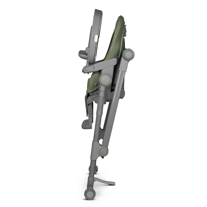 Lionelo - Otroški jedilni stol 2v1 CORA PLUS olivno zelena