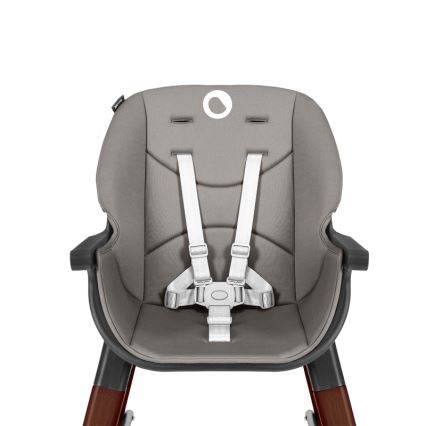 Lionelo - Otroški jedilni stol 2v1 MONA Black Onyx