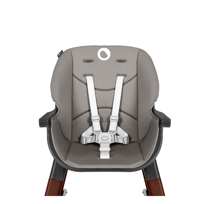 Lionelo - Otroški jedilni stol 2v1 MONA Black Onyx