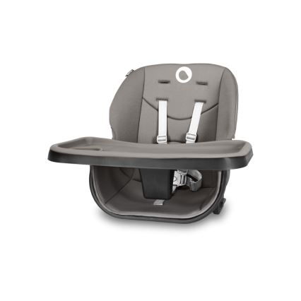 Lionelo - Otroški jedilni stol 2v1 MONA Black Onyx