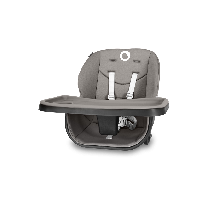 Lionelo - Otroški jedilni stol 2v1 MONA Black Onyx