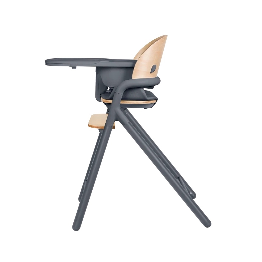 Lionelo - Otroški jedilni stol 3 v 1 CELIA Grey Wood