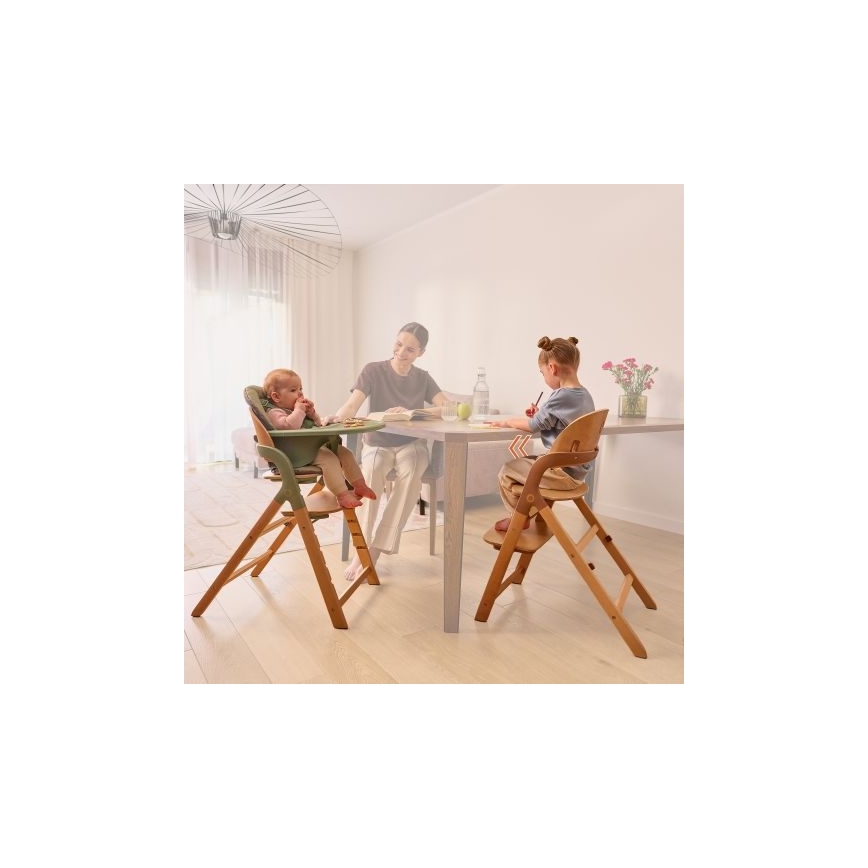 Lionelo - Otroški jedilni stol 3 v 1 MEGAN, sivi les