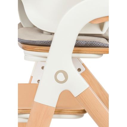 Lionelo - Otroški jedilni stol 3 v 1 MEGAN White Wood