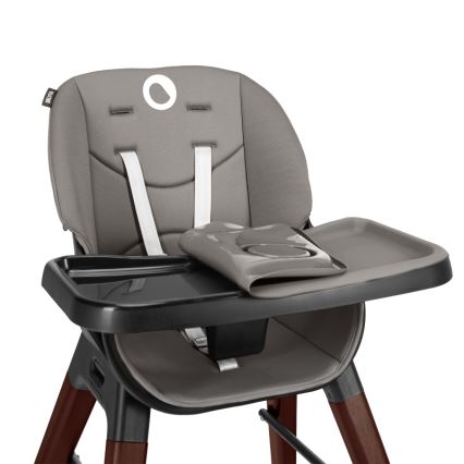 Lionelo - Otroški jedilni stol MONA Black Onyx