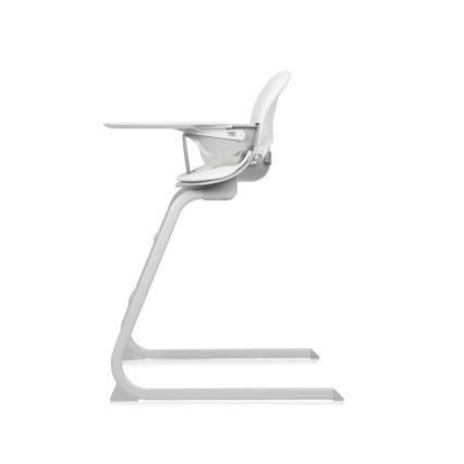 Lionelo - Otroški jedilni stolček 2 v 1 DALIA bel/siv