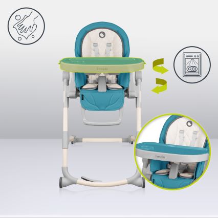 Lionelo - Otroški jedilni stolček CORA Ocean