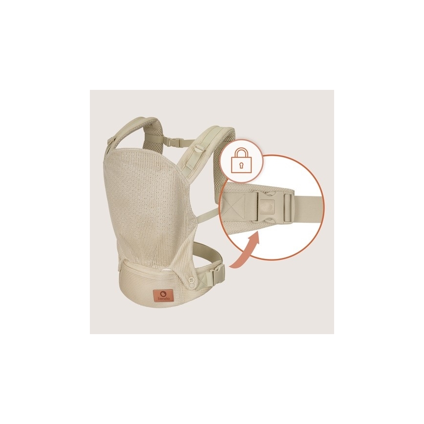Lionelo - Otroški nosilec MARGAREET Air bež