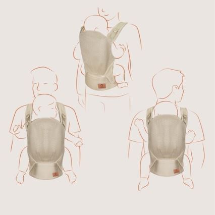 Lionelo - Otroški nosilec MARGAREET Air bež