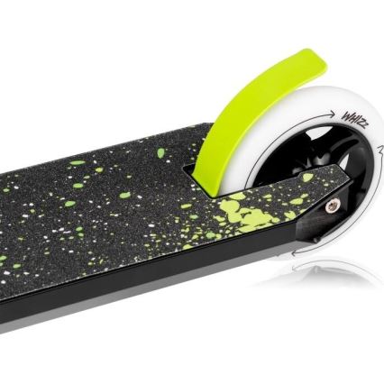 Lionelo - Otroški romobil WHIZZ črna/bela/rumena