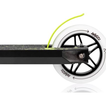 Lionelo - Otroški romobil WHIZZ črna/bela/rumena