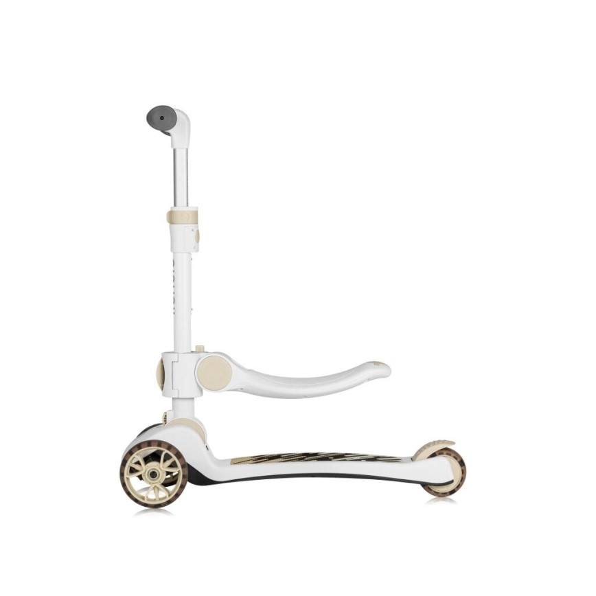 Lionelo - Otroški skiro 2 v 1 FRANKY bela/bež