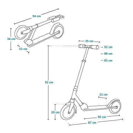 Lionelo - Otroški skiro LUCA črne barve