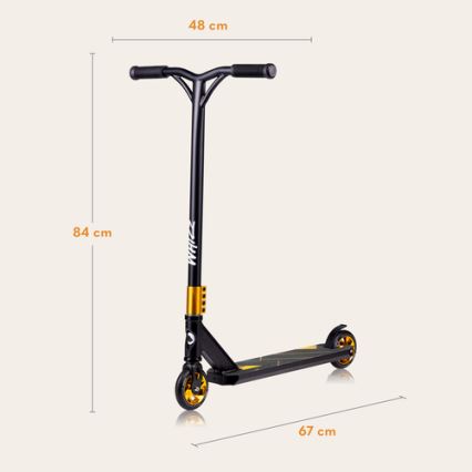 Lionelo - Otroški skiro WHIZZ črn