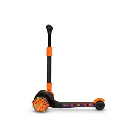 Lionelo - Otroški skuter TIMMY 3xAA oranžna/črna