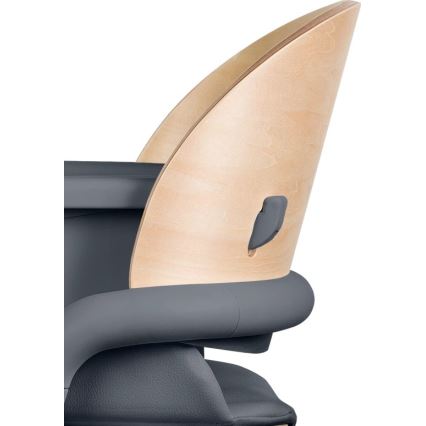 Lionelo - Otroški stolček za hranjenje 3 v 1 CELIA siv les