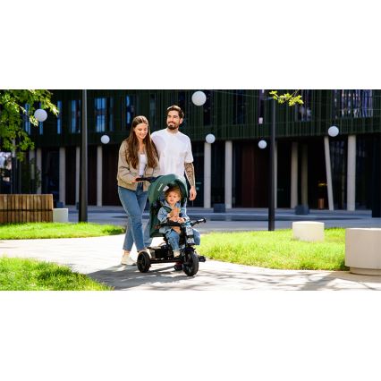 Lionelo - Otroški tricikel HAARI zelena/črna