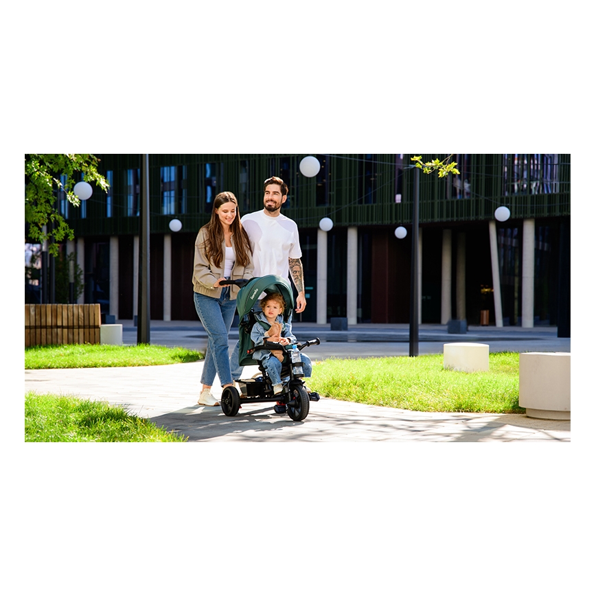 Lionelo - Otroški tricikel HAARI zeleno/črno