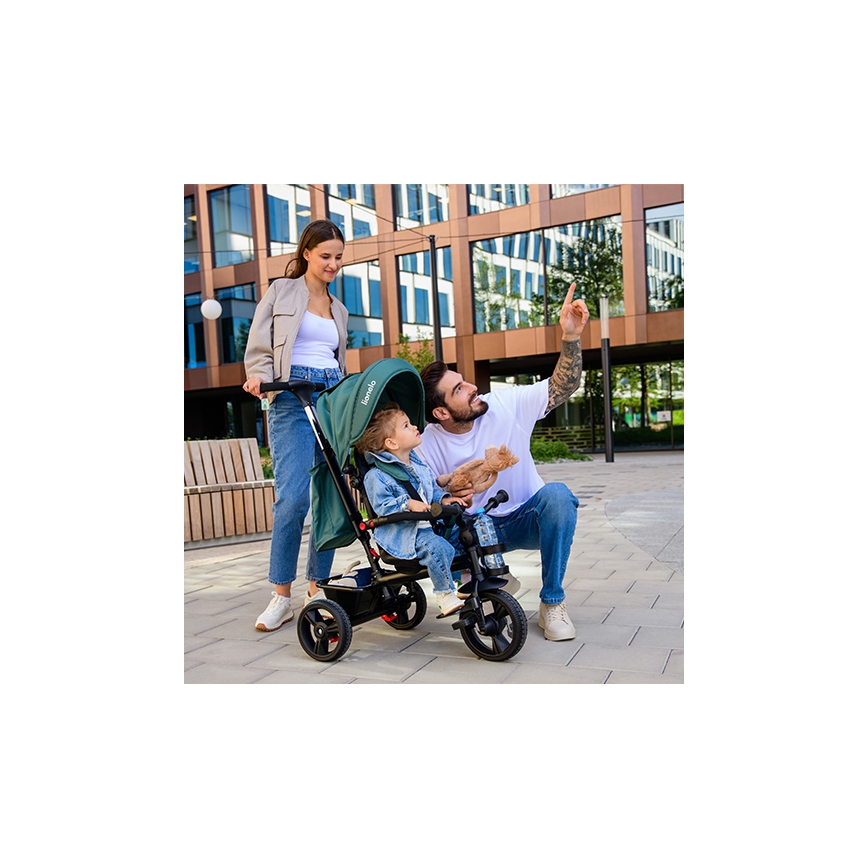 Lionelo - Otroški tricikel HAARI zeleno/črno