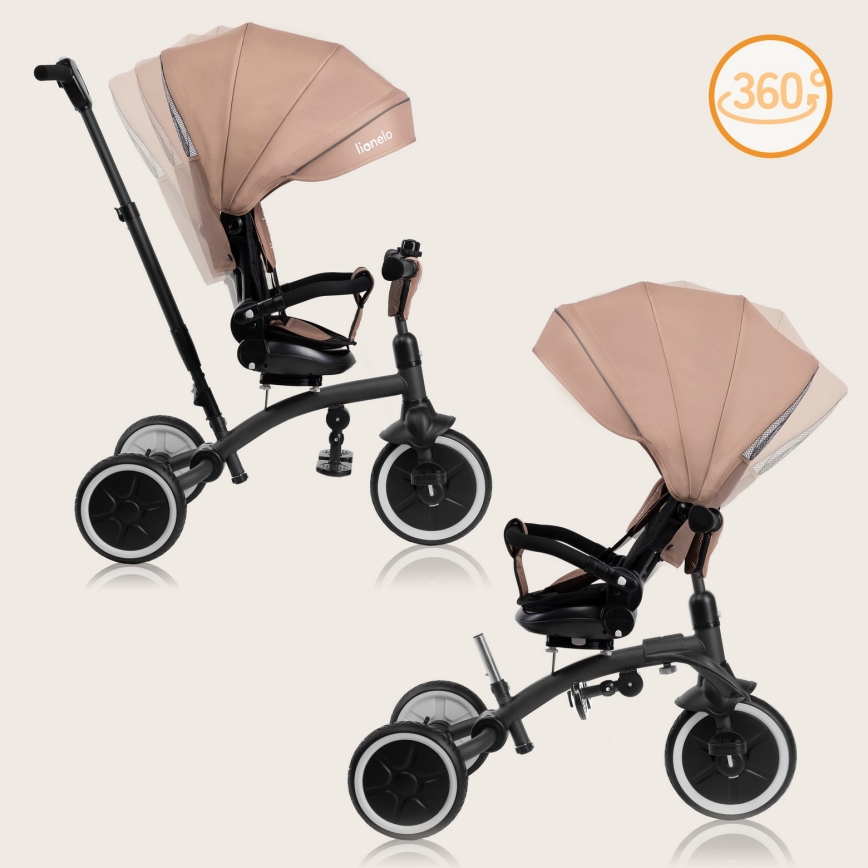 Lionelo - Otroški tricikel TRIS PLUS Beige Sand