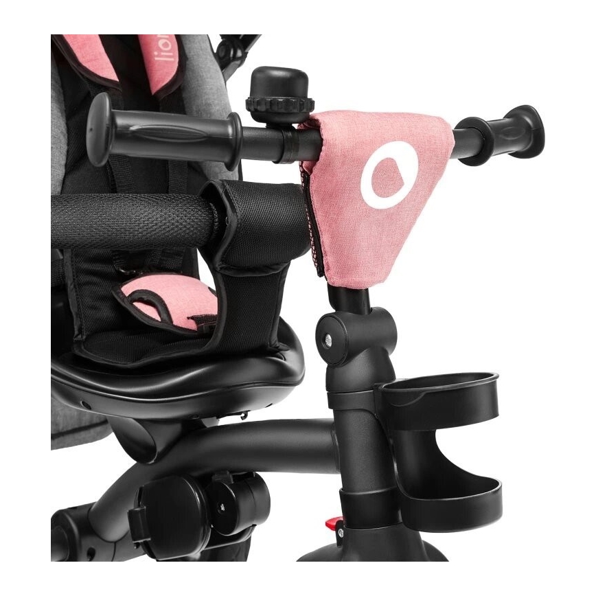 Lionelo - Otroški tricikel TRIS rožnata/siva