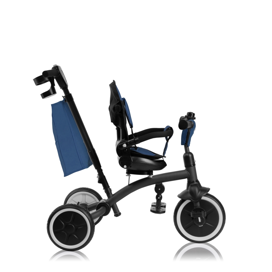 Lionelo - Otroški trikolesnik TRIS PLUS Modri Denim