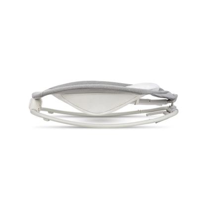 Lionelo - Otroško vibracijsko zibalo z melodijo PASCAL 2xAA sivo