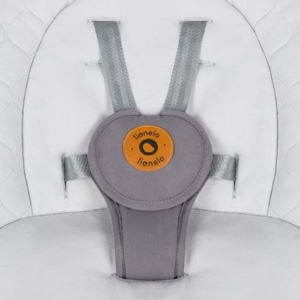 Lionelo - Otroško zibalo z melodijo MELL Grey Stone 4xAA + daljinski upravljalnik