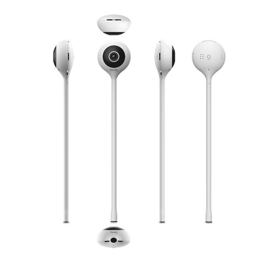 Lionelo - Pametna otroška varuška BABYLINE SMART Wi‑Fi bela