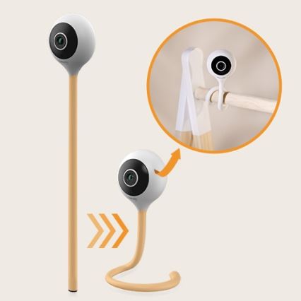 Lionelo - Pametna otroška varuška BABYLINE SMART Wi‑Fi bela