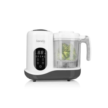 Lionelo - Parni kuhalnik 5v1 BABYMENU 110W/230V bela/siva