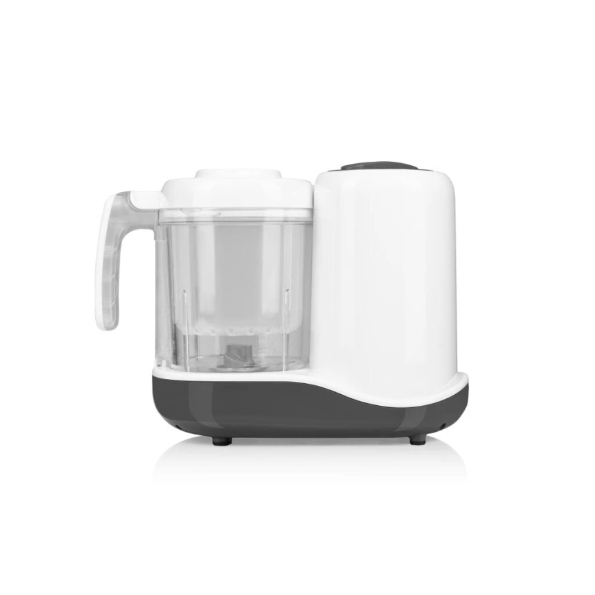 Lionelo - Parni kuhalnik 5v1 BABYMENU 110W/230V bela/siva