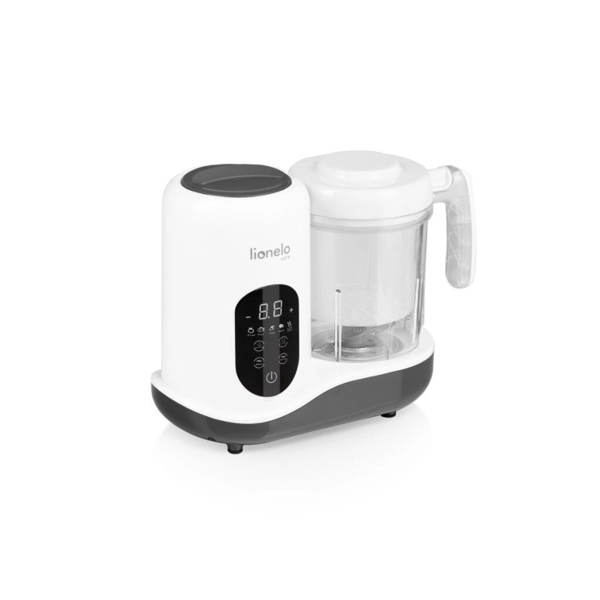 Lionelo - Parni kuhalnik 5v1 BABYMENU 110W/230V bela/siva
