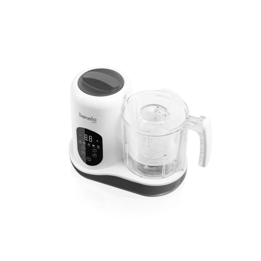 Lionelo - Parni kuhalnik 5v1 BABYMENU 110W/230V bela/siva